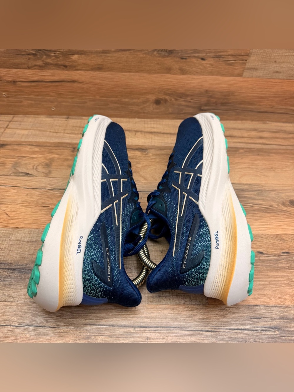 Asics GT-2000 12 Womens 9 Shoes Blue Running Sneaker 1012B506 Gym Athletic - Picture 5 of 8